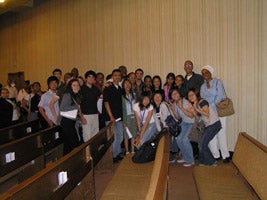 Field trip to West Angeles Church of God in Christ
